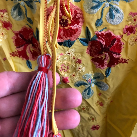 Chelsea & Violet CV sunny yellow peasant top - Picture 7 of 8